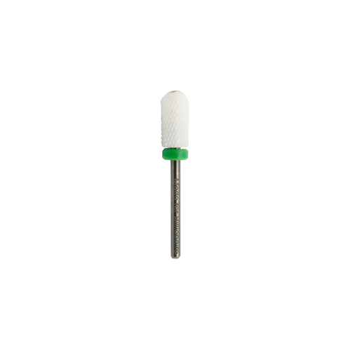 Billionaire - Ceramic Nail Drill Bit 3/32" Large Barrel Round Smooth (RC) White