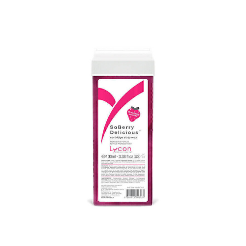 Lycon SoBerry Waxing Wax Cartridge Fixed Roller Head 100ml