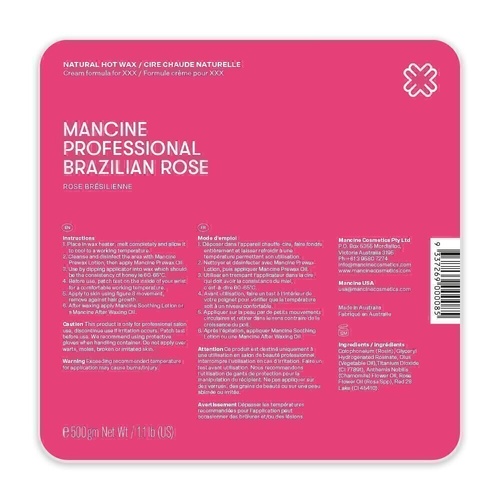 Mancine - Hot wax - Brazilian Rose 500g