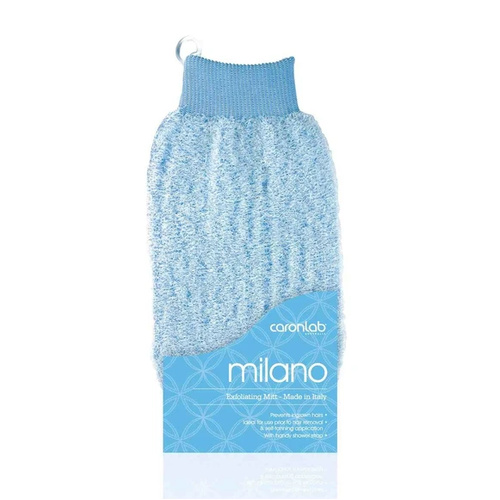 Caronlab Milano Exfoliating Mitt - Light Blue