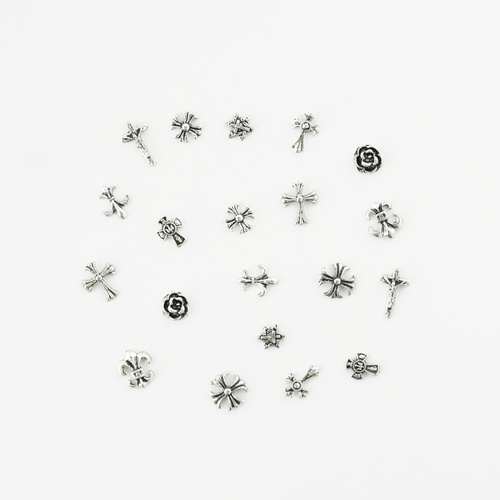 Nail art decoration - Alloy charm Cross symbol