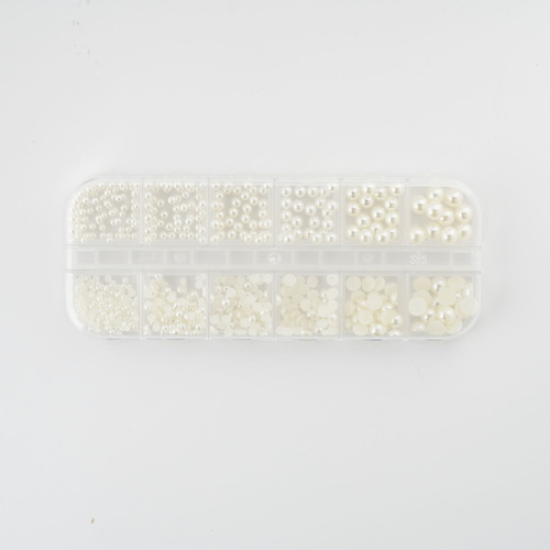 Nail art decoration - Pearl Beige color set