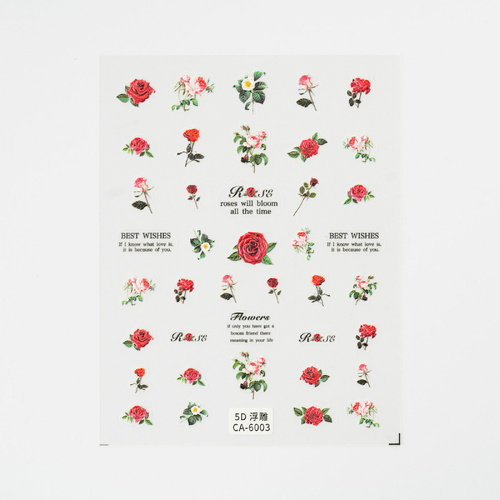 Nail art Stickers Roses mixed