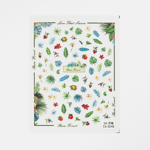Nail art Stickers Leaves mixed
