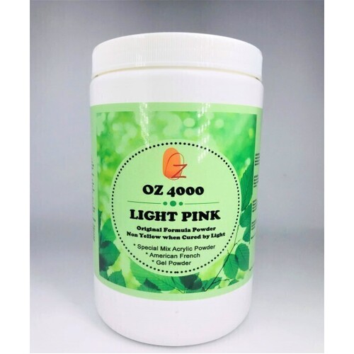 OZ 4000 Special Mix Acrylic Powder - Light Pink (1.5lbs)