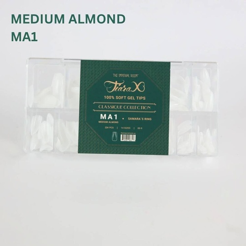 TiaraX Gel X Soft Tips Nails Colored Tips Box CLASSIQUE Collection #MA1 Samara's Ring 224pcs