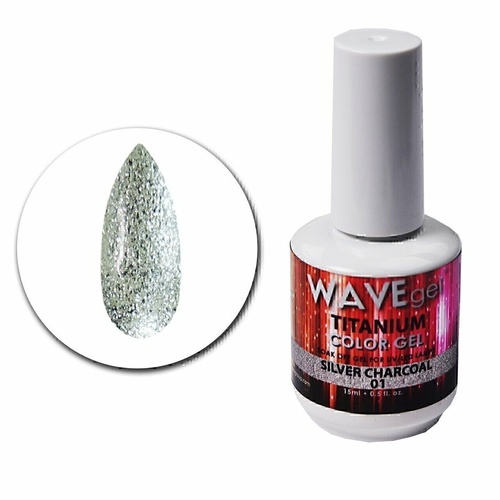 WAVE Gel Titanium 01 Silver Charcoal 15ml