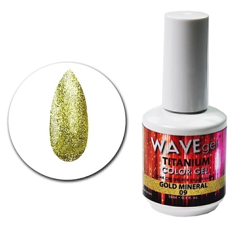WAVE Gel Titanium 09 Gold Mineral 15ml