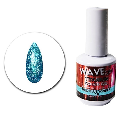 WAVE Gel Titanium 18 Wild Blue Yonder 15ml