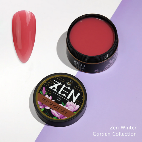 ZEN Builder Hard Gel Nail - #19 Red Spider Lily - Winter Garden Collection - 50ml