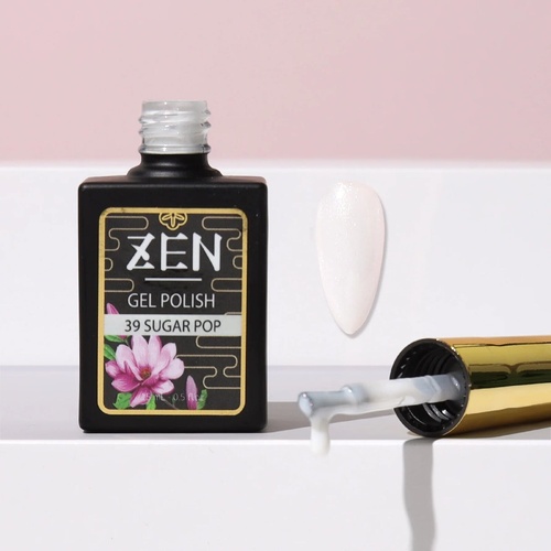 ZEN - Milky Gel Nails Polish - #39 Sugar Pop - Sakura Glimmer Collection - 15ml